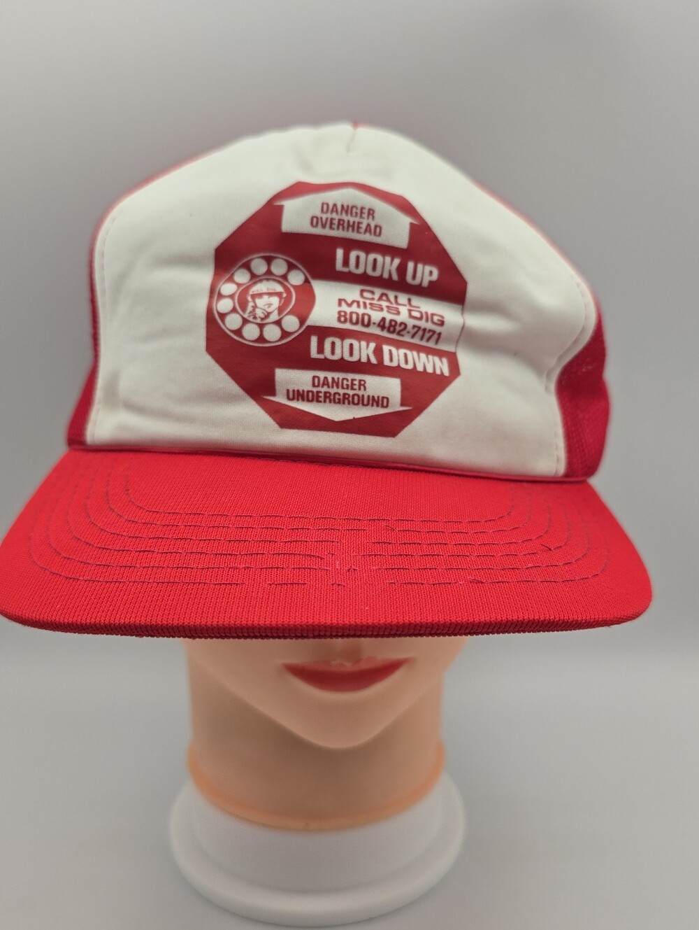 Vintage Hanes Headwear Miss Digg (Michigan) Trucker Adjustable Snapback Hat